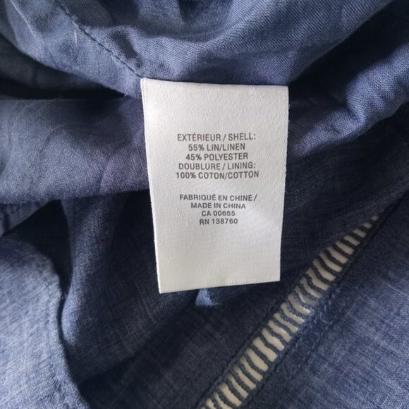 $5 LAST CALL! Linen Blend Off the Shoulder Dress ~ - Picture 7 of 9